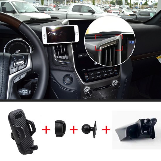 Car Phone Holder Mount Special For Land cruiser 2016 - 2021 With C2 Car Mount