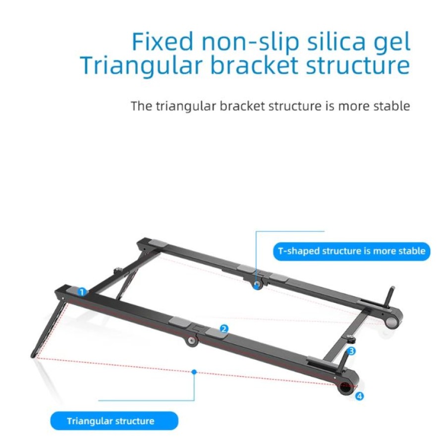 3-in-1 Folding Stand for Laptop, Tablet & Phone