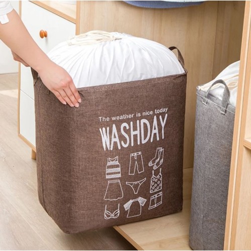 Foldable Clothes Storage Laundry Basket