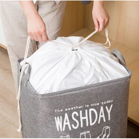 Foldable Clothes Storage Laundry Basket
