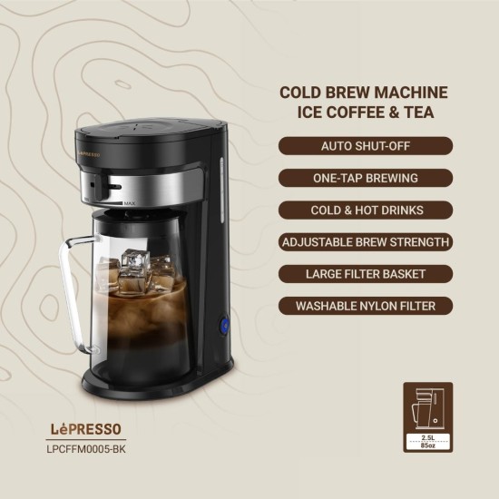 LePresso Cold Brew Machine Ice Coffee & Tea