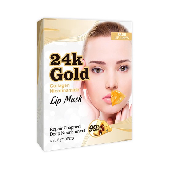 24K Gold Plumping Lip Patches -5Pcs