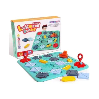 Great Choice Products Logical Road Builder Game, Build-A-Track