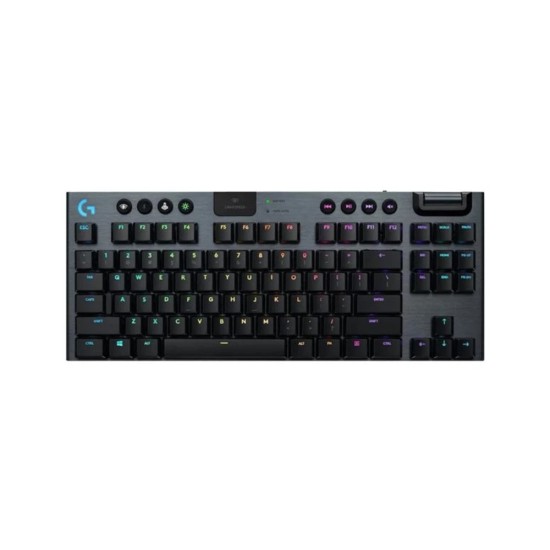 Logitech G915 TKL Tenkeylees Light Speed Wireless RGB Mechanical Gaming Keyboard Clicky Black