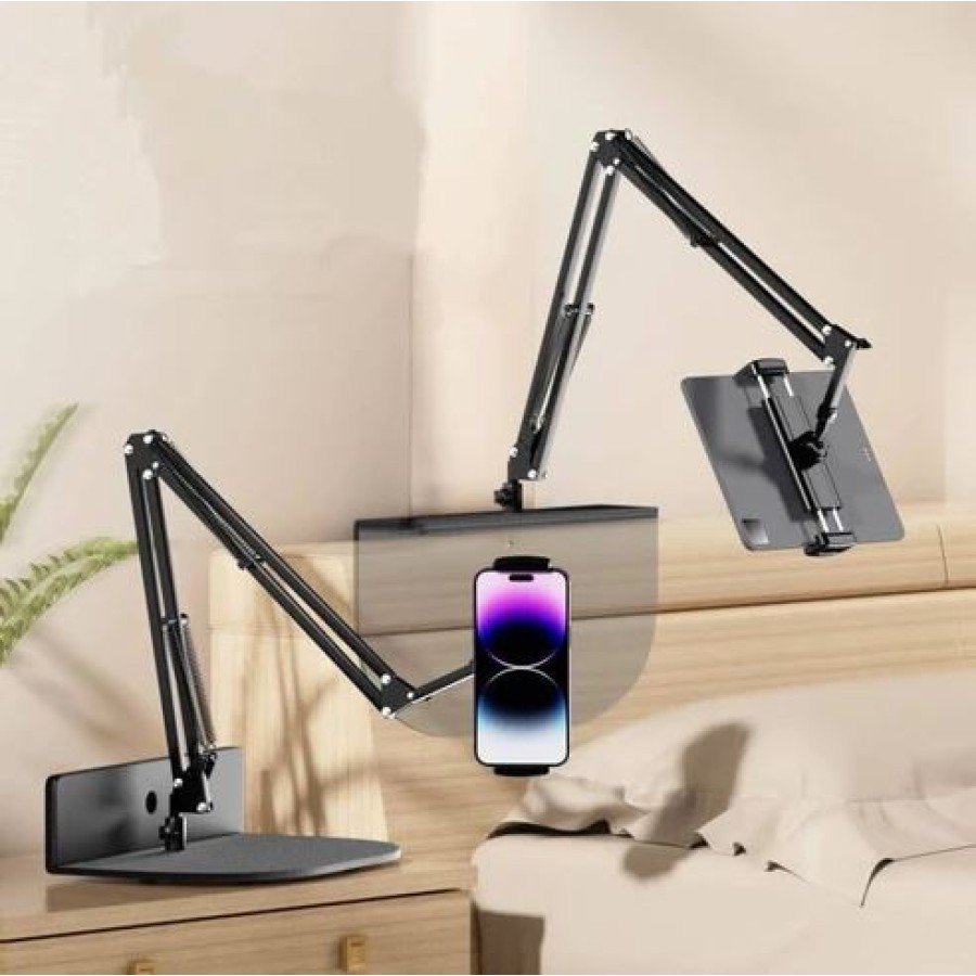 Adjustable Long Arm Metal Phone Holder