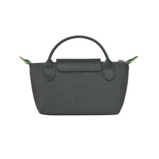 Longchamp Le Pliage Cosmetic Case - Grey