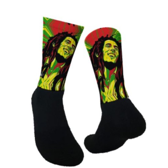 Lurkin Shrubs Bob Marley Socks (Free Size)
