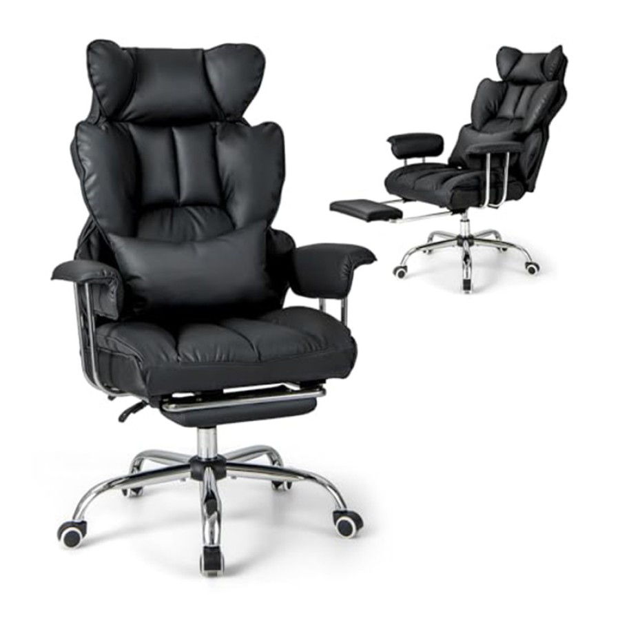 Luxury PU Leather Ergonomic Office & Gaming Chair