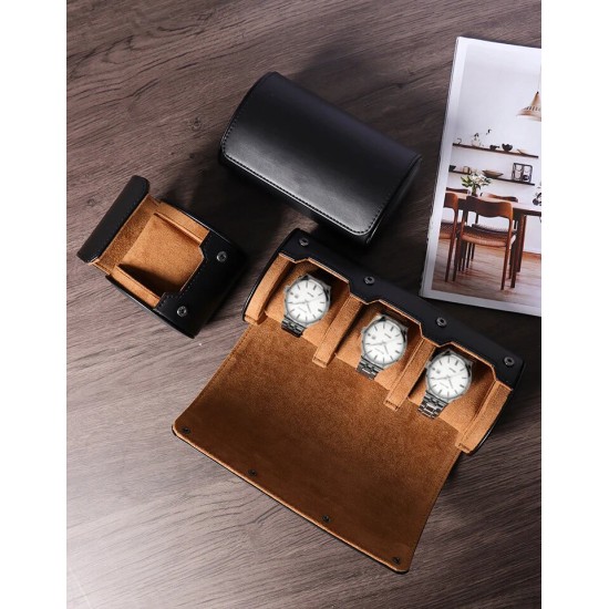 Luxury Watch Roll (3 Watches) Premium