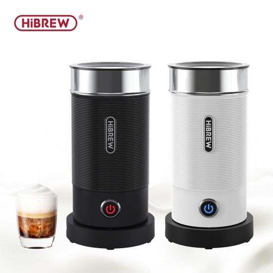 HiBREW MilK Frother Hot\cold M1A - (White - Black)
