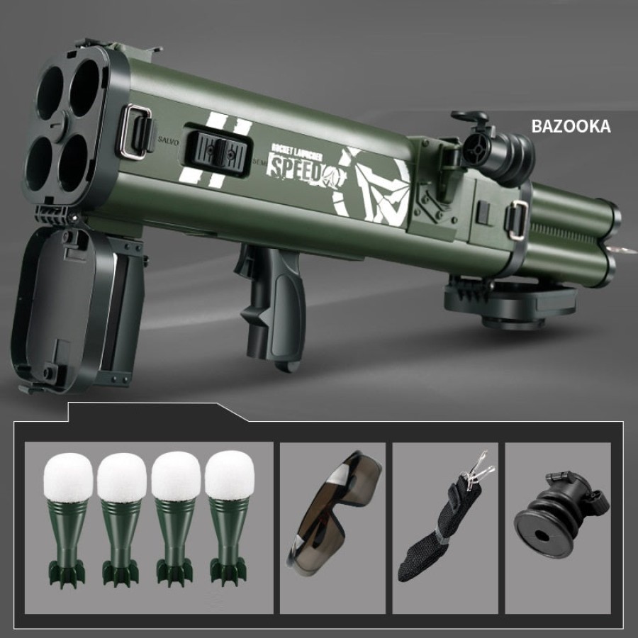 M202 Quad Rocket Launcher Toy Shooting Gun