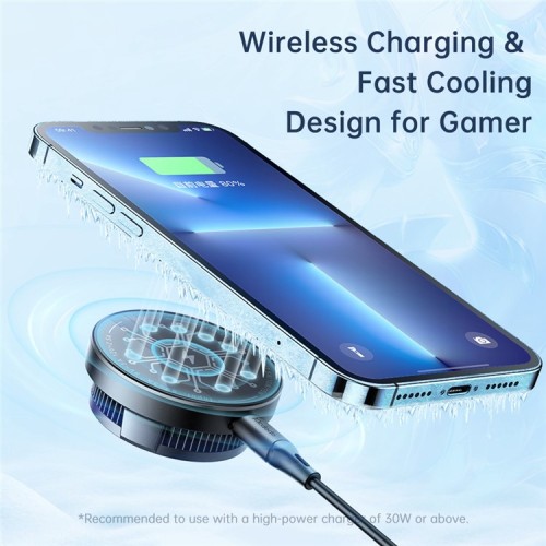 MCDODO CH-2120 MDD 15W Fast Charging Magnetic Wireless Charger Semiconductor Cooler Cooling Fan Pubg