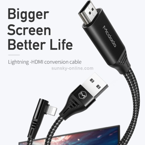 Mcdodo CH-6400 Lightning to HDMI 4K ultra HD Cable