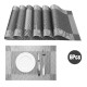 6pcs Placemats PVC Place Table Dining Mats