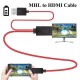 Micro USB to HDMI Adapter Cable, MHL to HDMI Adapter for Android Devices