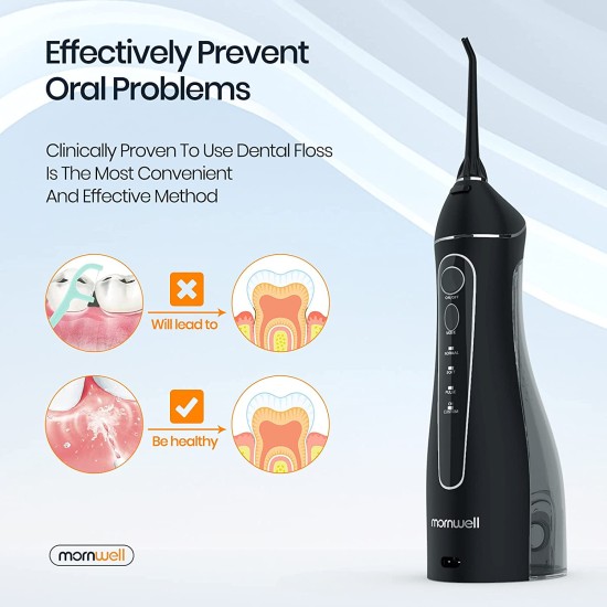 Mornwell Professional Dental Oral Irrigator USB Rechargeable