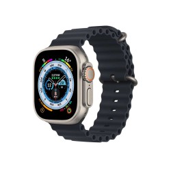 Apple Watch Ultra 49MM GPS + Cellular - Titanium Case With Midnight Ocean Band Apple Watch Ultra 49MM GPS + Cellular - Titanium Case With Midnight Ocean Band
