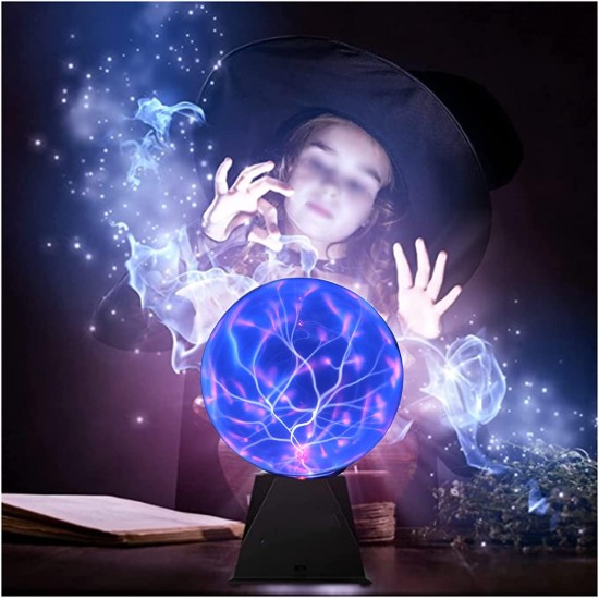 Glass Magic Plasma Ball Table Led Light - Large