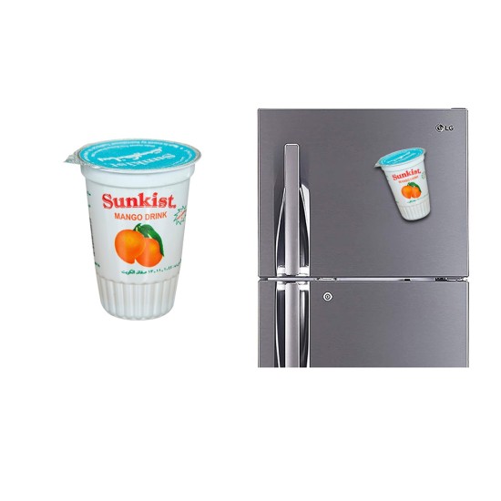 Refrigerator Fridge Acrylic Magnetic - Sunkist Drink