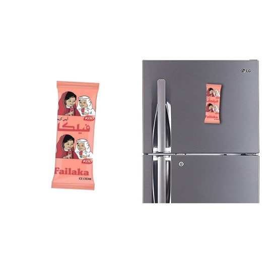 Refrigerator Fridge Acrylic Magnet Sticker - KDD Failaka Ice cream