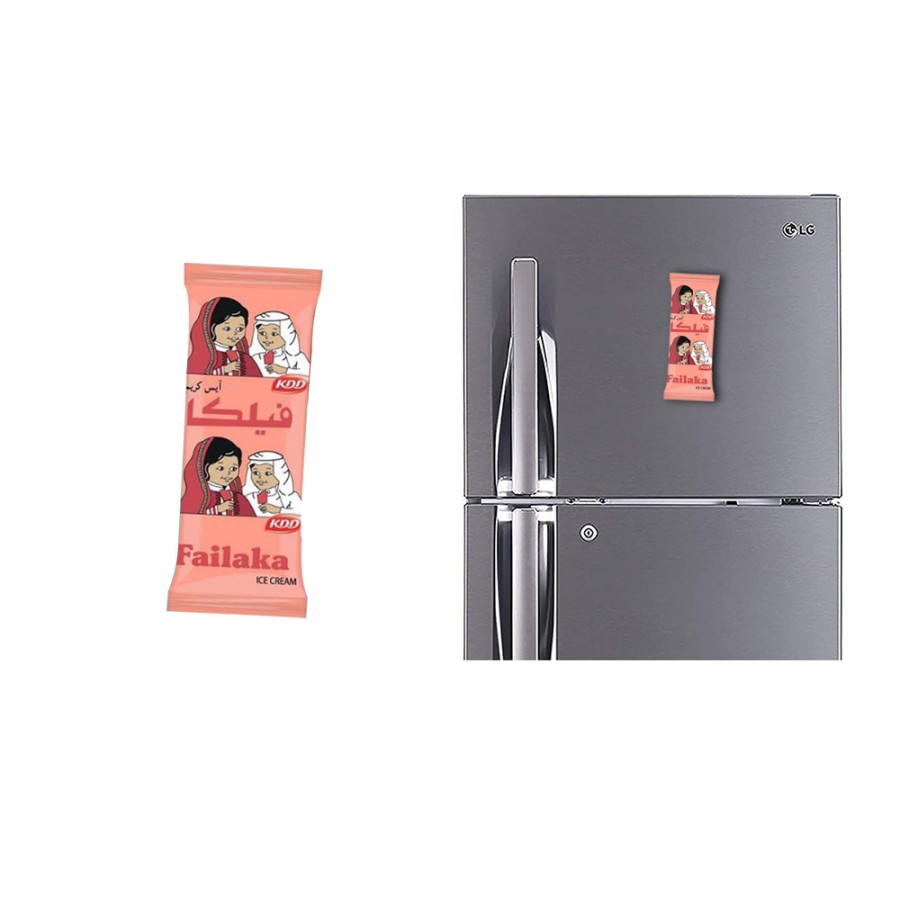 Refrigerator Fridge Acrylic Magnet Sticker - KDD Failaka Ice cream Refrigerator Fridge Acrylic Magnet Sticker - KDD Failaka Ice cream