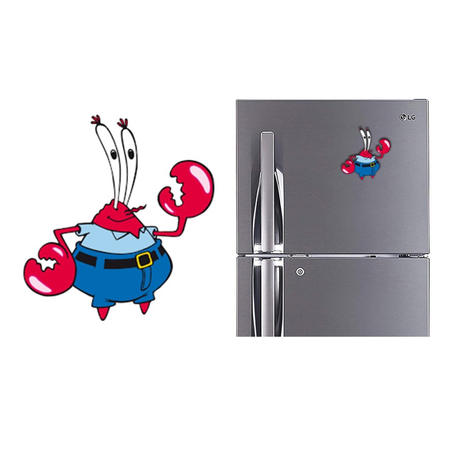 Refrigerator Fridge Acrylic Magnetic - Mr. Krabs