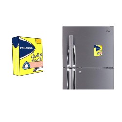 Refrigerator Fridge Acrylic Magnetic - Panadol
