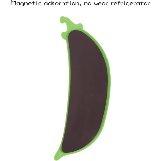 3D Soft Magnetic Refrigerator Pea Shape Sticky	