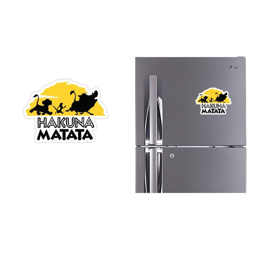 Refrigerator Fridge Acrylic Magnetic - Hakuna Matata Refrigerator Fridge Acrylic Magnetic - Hakuna Matata