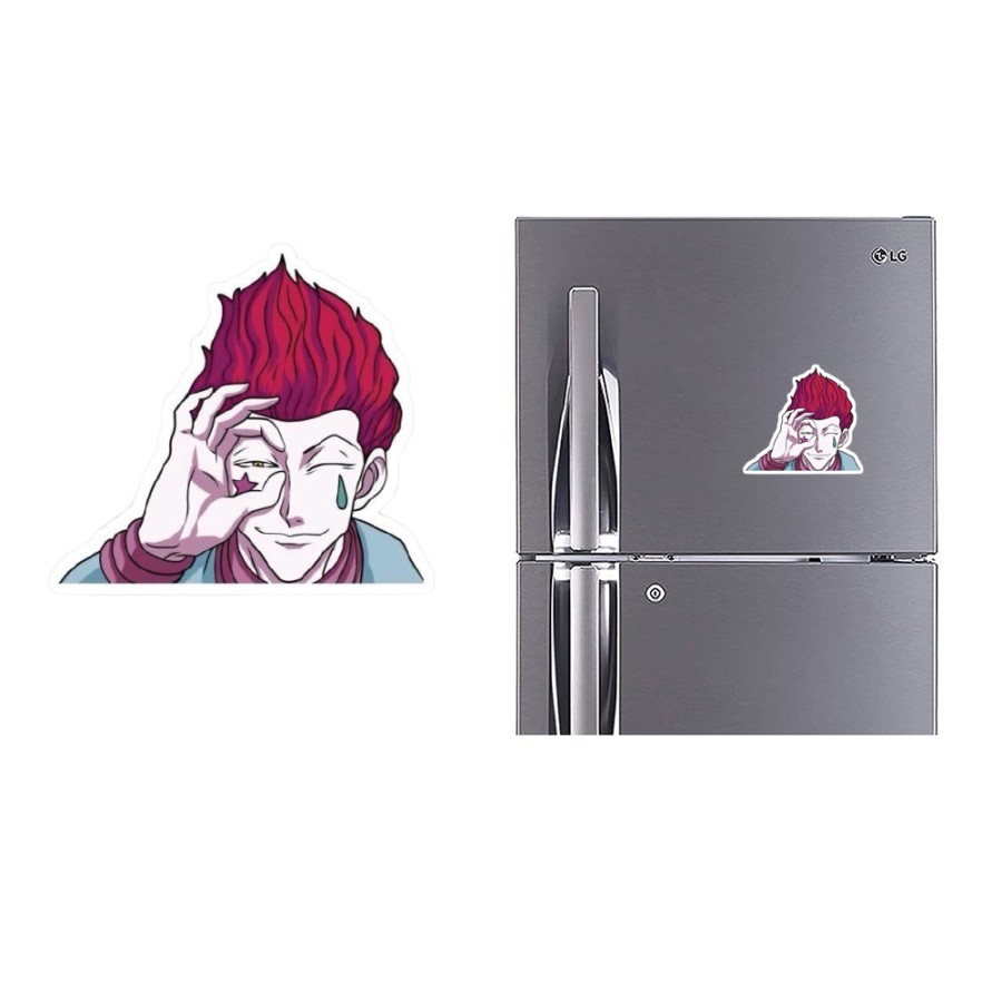 Refrigerator Fridge Acrylic Magnetic - Hunter X Hunter Hisoka Refrigerator Fridge Acrylic Magnetic - Hunter X Hunter Hisoka
