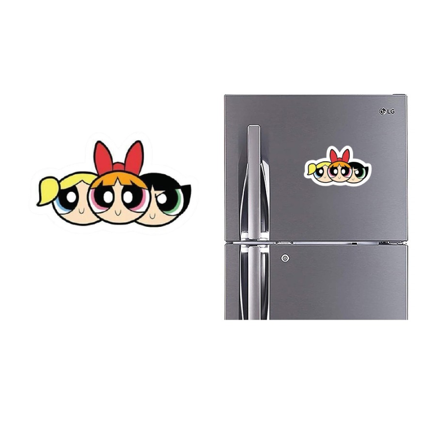 Refrigerator Fridge Acrylic Magnetic - Powerpuff Girls Refrigerator Fridge Acrylic Magnetic - Powerpuff Girls