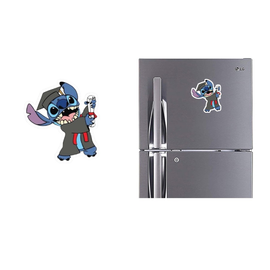 Refrigerator Fridge Acrylic Magnetic - Stitch Graduation Refrigerator Fridge Acrylic Magnetic - Stitch Graduation