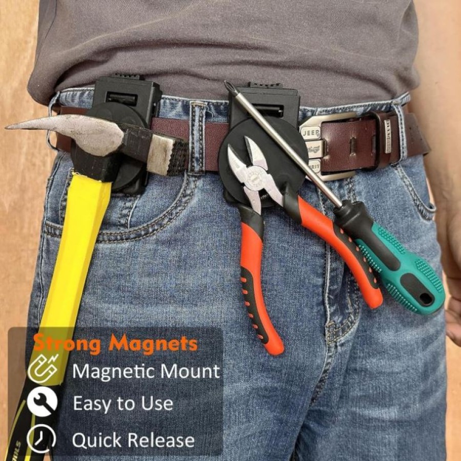 Magnetic Hammer Screwdriver Holder for Tool Belt Clip