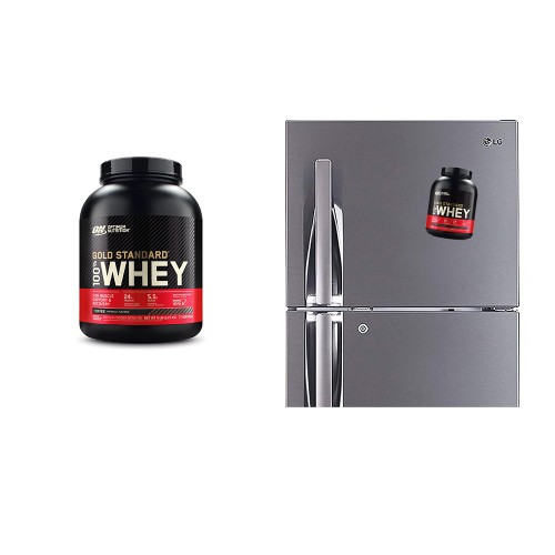 Refrigerator Fridge Acrylic Magnetic - Gold whey Supplement