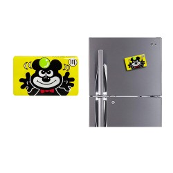 Refrigerator Fridge Acrylic Magnet Sticker - Bubble Gum Refrigerator Fridge Acrylic Magnet Sticker - Bubble Gum