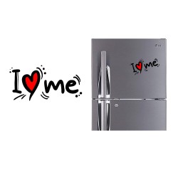 Refrigerator Fridge Acrylic Magnetic - i Love me Refrigerator Fridge Acrylic Magnetic - i Love me