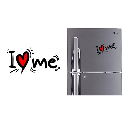 Refrigerator Fridge Acrylic Magnetic - i Love me