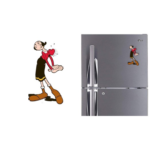 Refrigerator Fridge Acrylic Magnetic - Olive Oyl