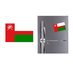 Refrigerator Fridge Acrylic Magnetic - Oman Flag Refrigerator Fridge Acrylic Magnetic - Oman Flag