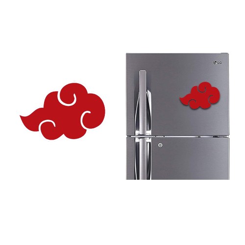 Refrigerator Fridge Acrylic Magnetic - Naroto Akatsuki