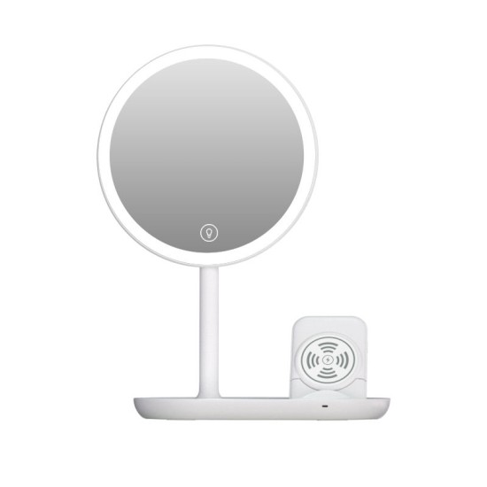 Desktop wireless charging cosmetic Mirror