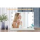 Large Vanity Makeup Mirror with Lights 14 Dimmable LED Bulb