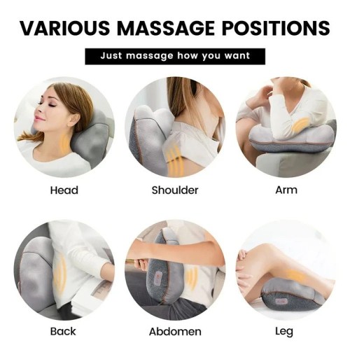 Kneading Massage Cushion Cervical And Back Massager Lumbar Pillow