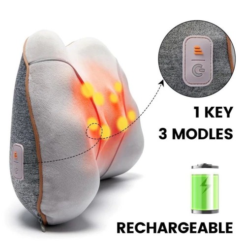 Kneading Massage Cushion Cervical And Back Massager Lumbar Pillow