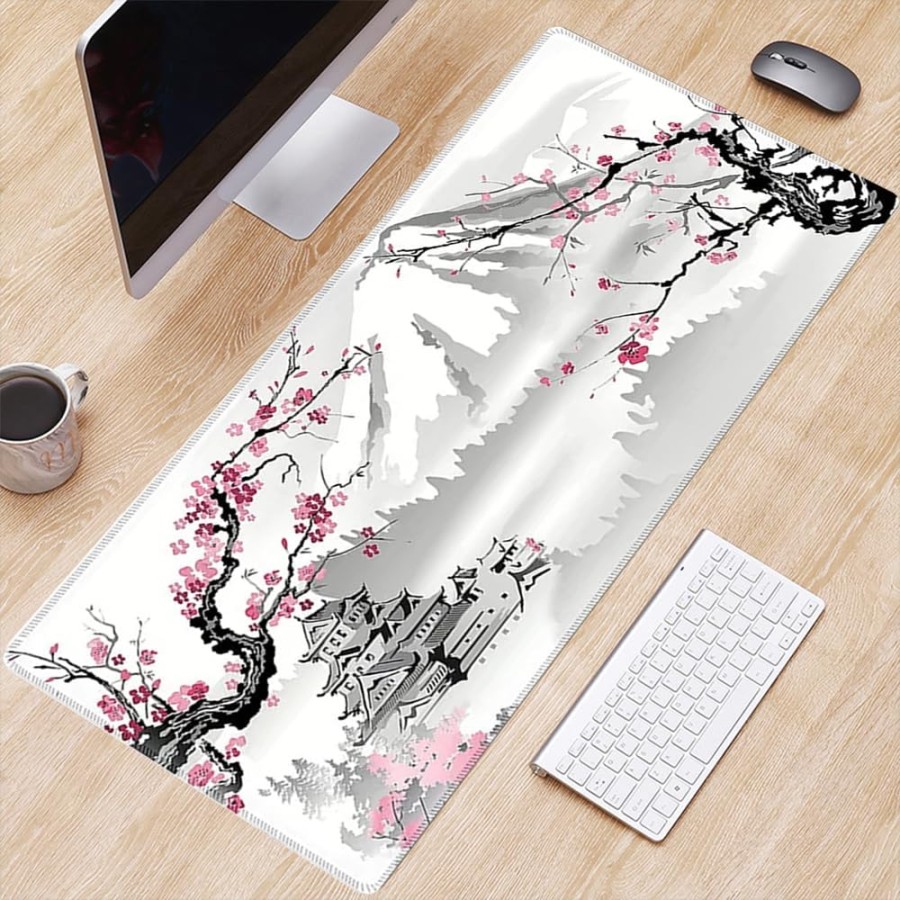 Max Pad Non-Slip Gaming Mouse Pad XL Size - Sakura Japanese (Waterproof)