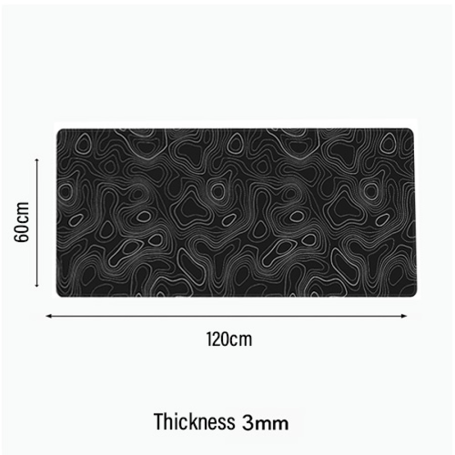 Max Pad Non-Slip Gaming Mouse Pad - Black Tapo - XXL Max Pad Non-Slip Gaming Mouse Pad - Black Tapo - XXL