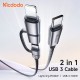 Mcdodo 2in1 100W PD Fast Charging Cable (C to C+L)