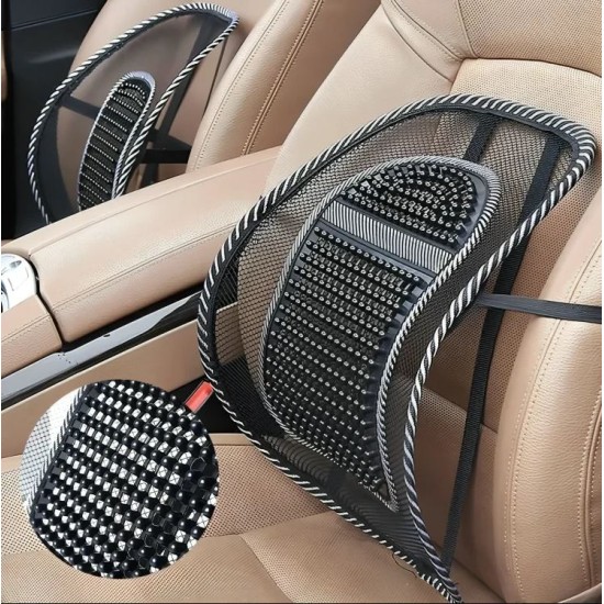 Mesh Backrest Spine Support Massager for Car Seat and Office