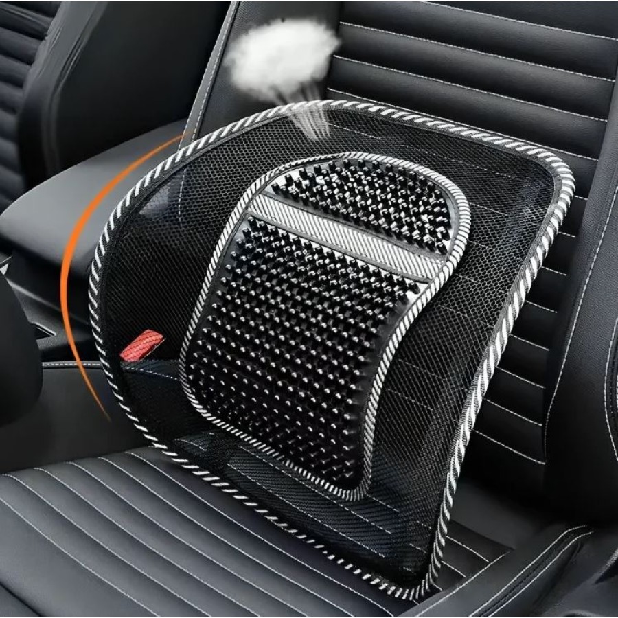 Mesh Backrest Spine Support Massager for Car Seat and Office