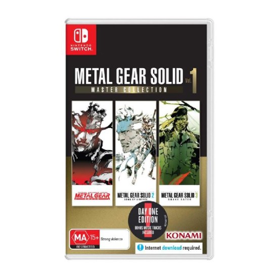 Metal Gear Solid: Master Collection Vol. 1 Day 1 Edition - Nintendo Switch